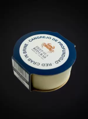 conserva lata cangrejo rojo-profundidad